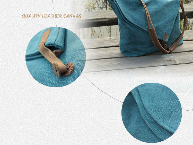 Women's Canvas Messenger Bag