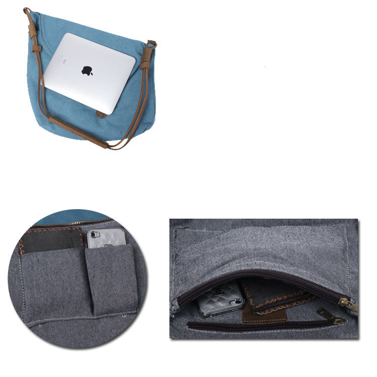Women's Canvas Messenger Bag