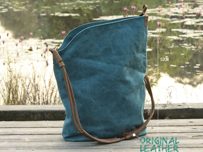 Women's Canvas Messenger Bag