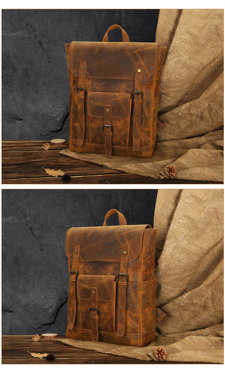 Hide Leather Backpack