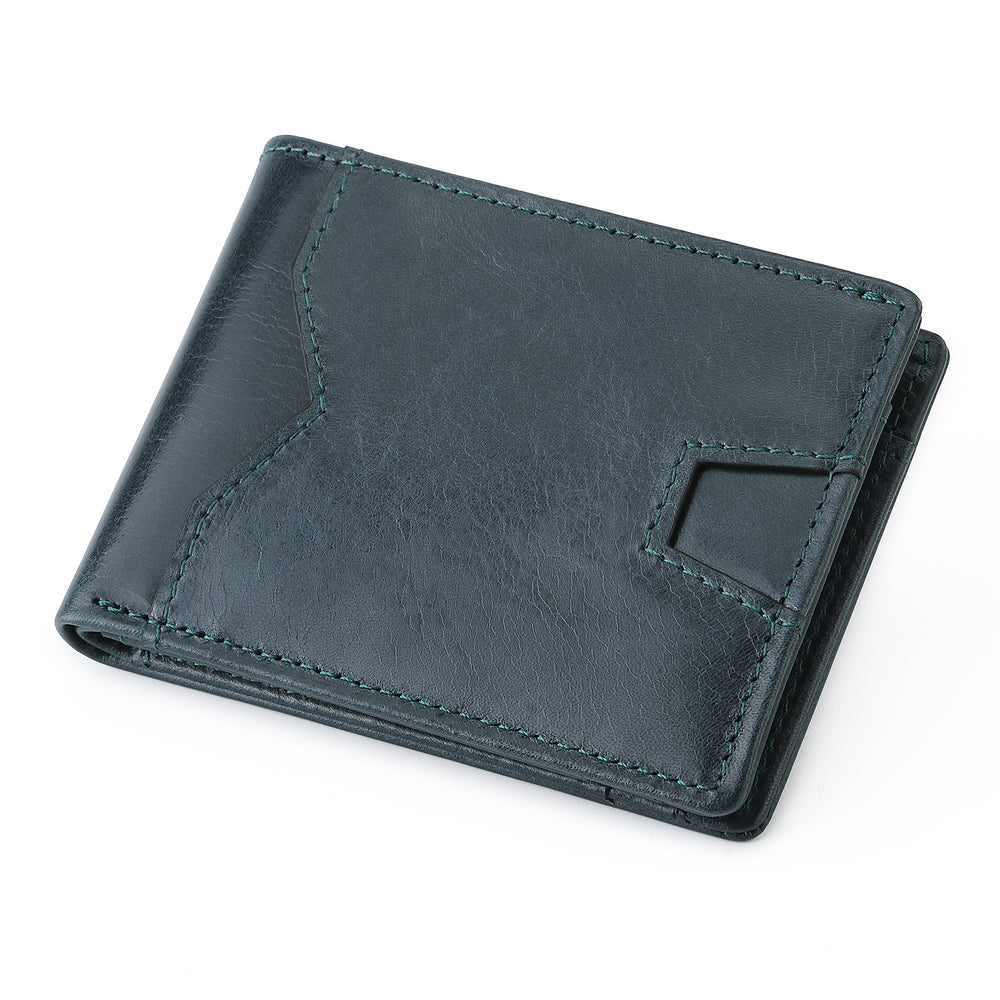 Mens Slim Bifold Leather Wallet