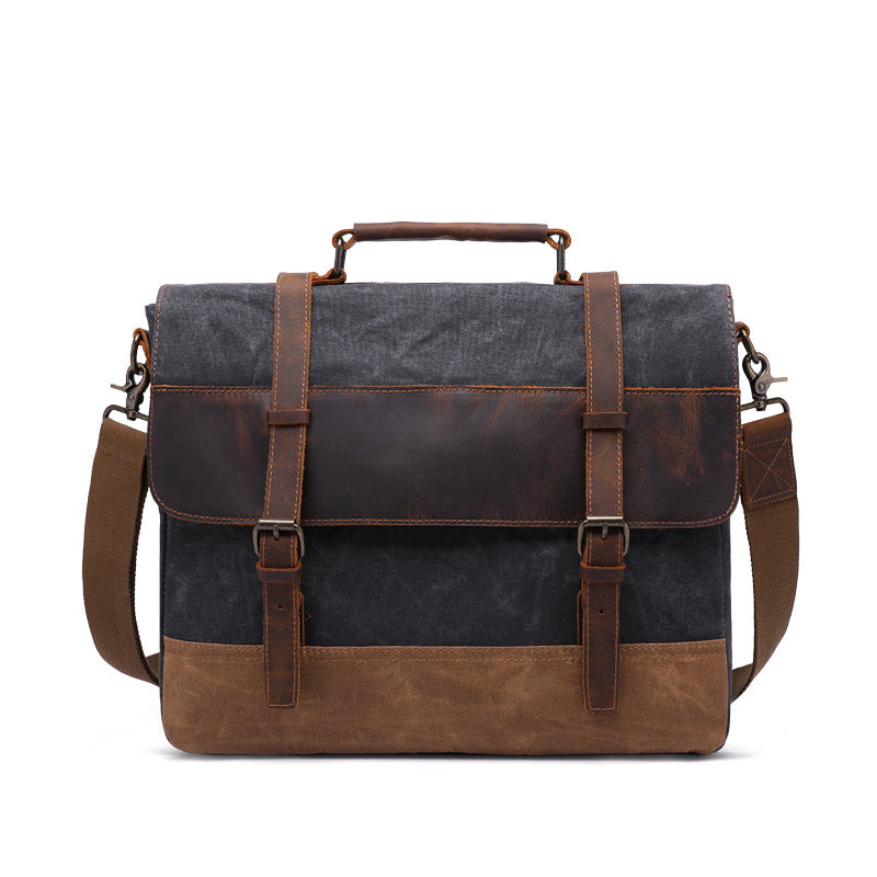 Vintage Canvas Messenger Bag