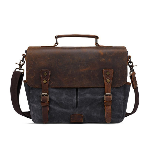 Waxed Canvas Messenger Bag