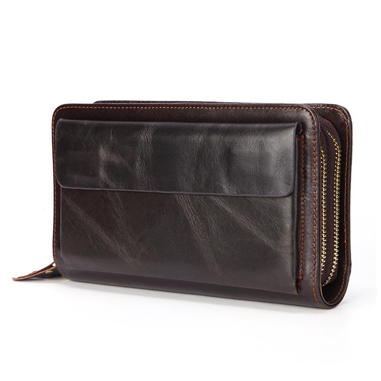 Venture Double Zipper Clutch