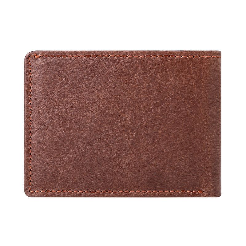 Mens Slim Bifold Leather Wallet