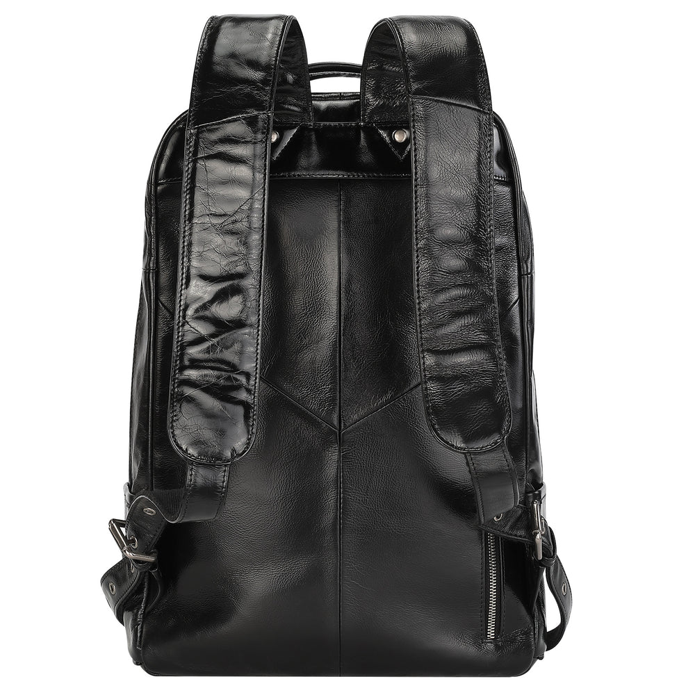 Oil Waxed Leather Backpack