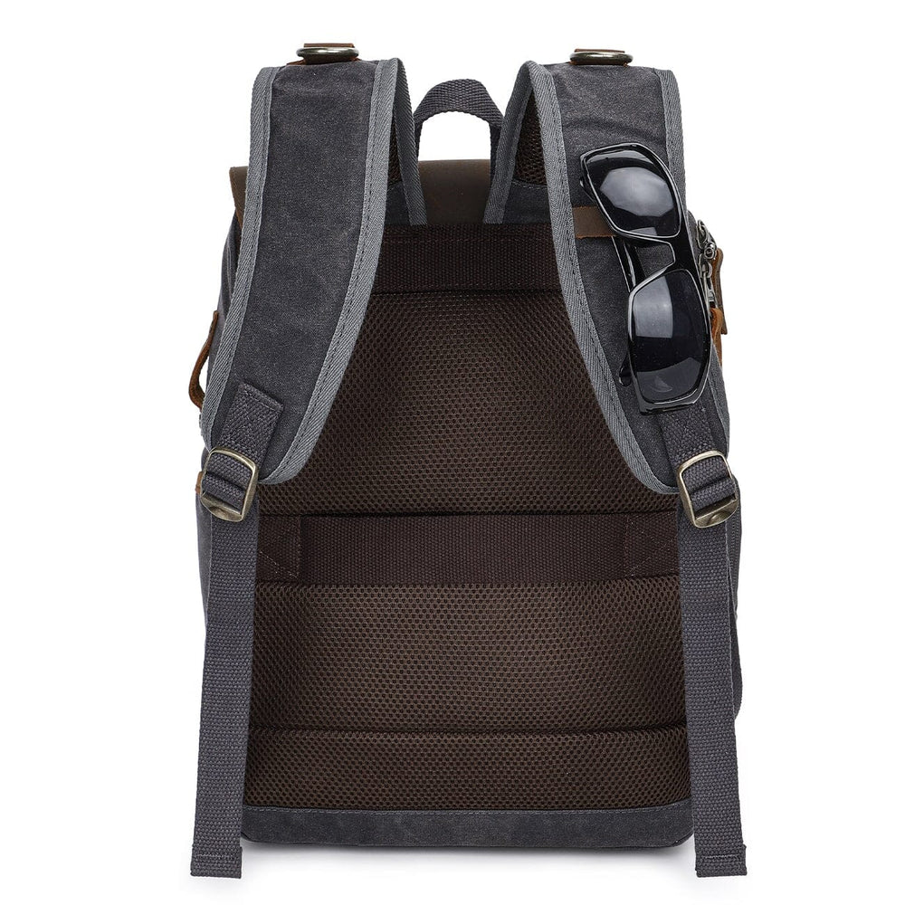 Waxed Camera Backpack