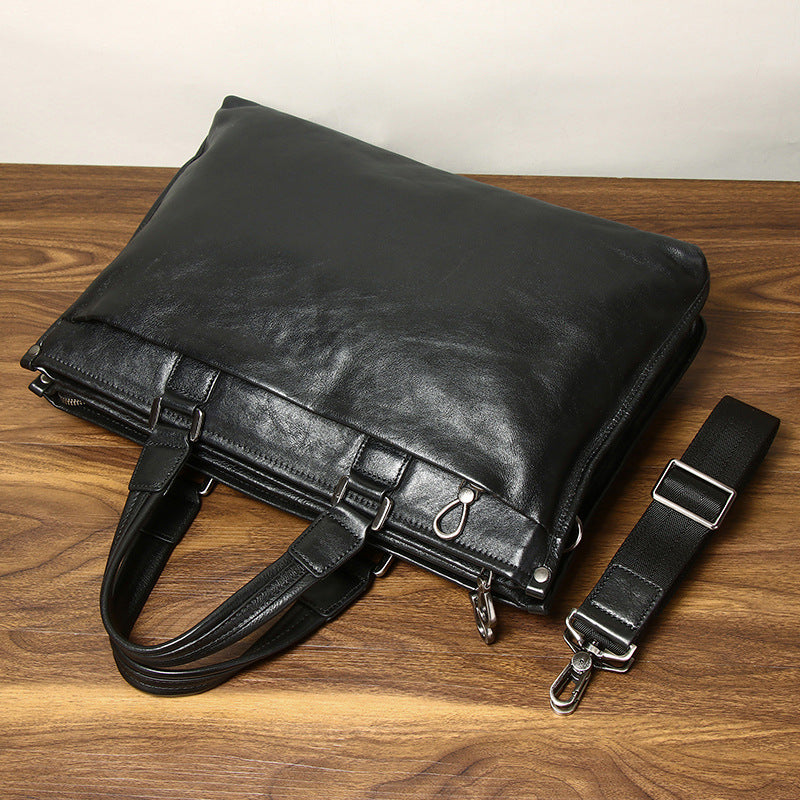 Leather Messenger Bag