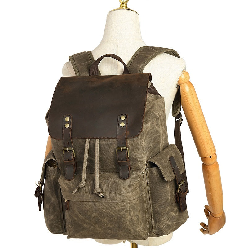 Canvas Drawstring Backpack