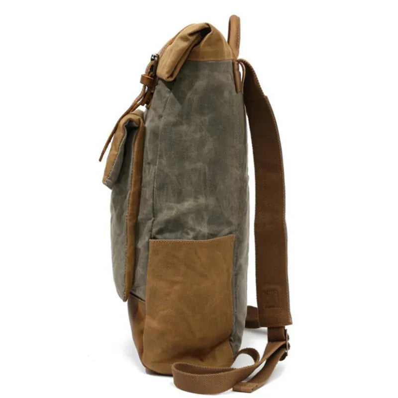 Waxed Canvas Backpack