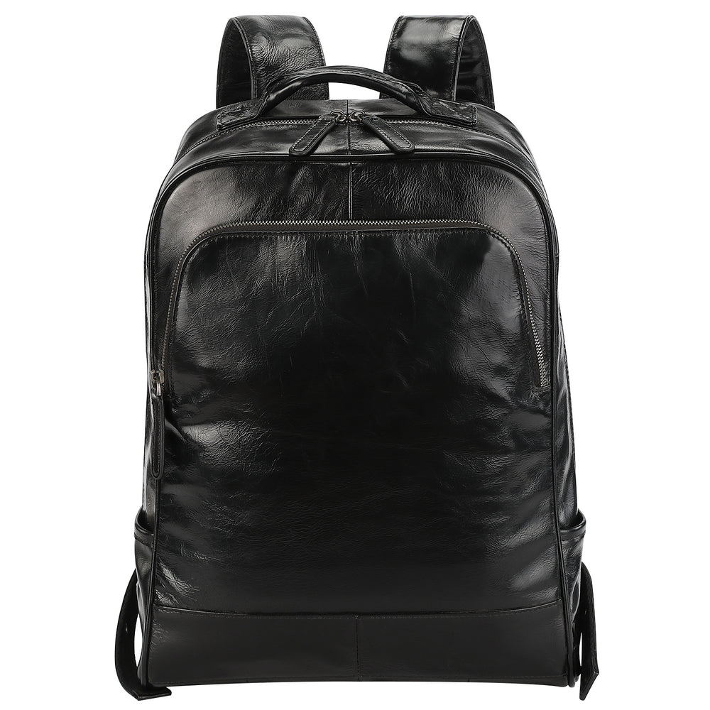 Oil Waxed Leather Backpack