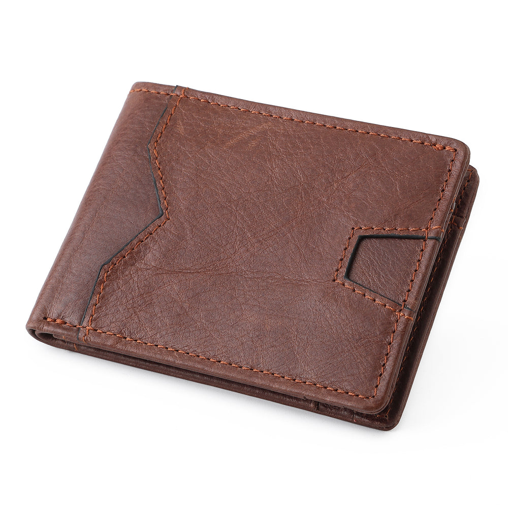 Mens Slim Bifold Leather Wallet