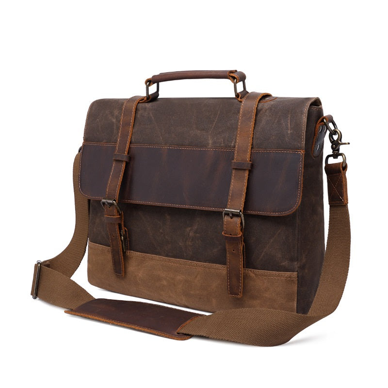 Vintage Canvas Messenger Bag