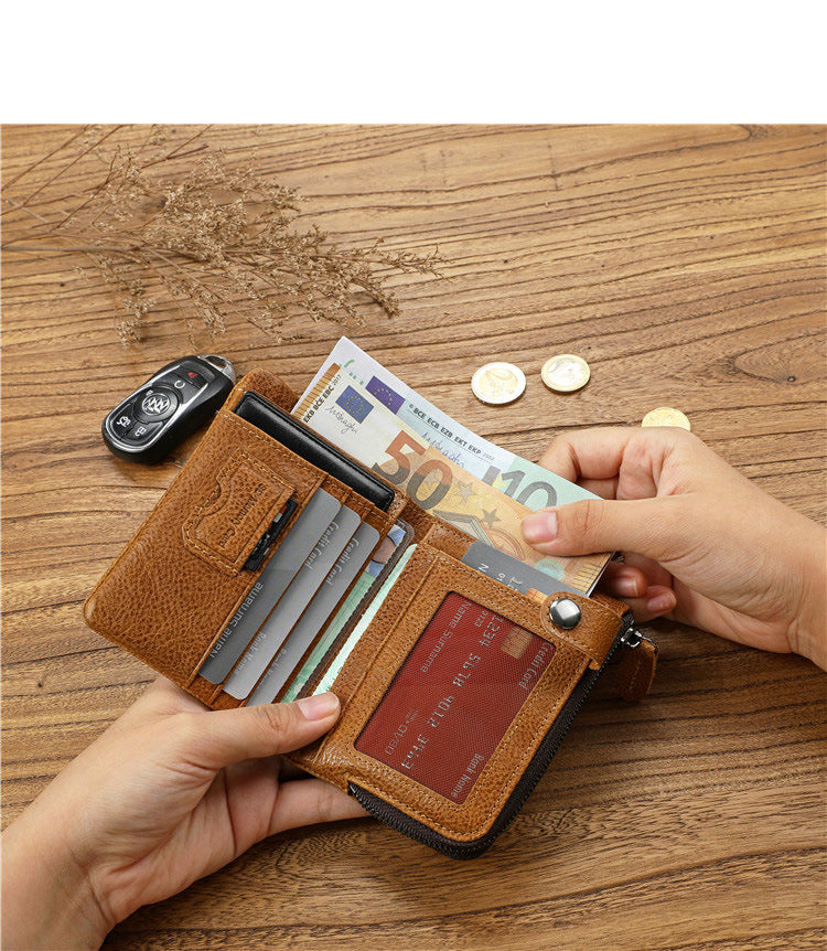 Mens Zip Wallet