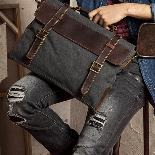 Canvas Laptop Compartment Bag