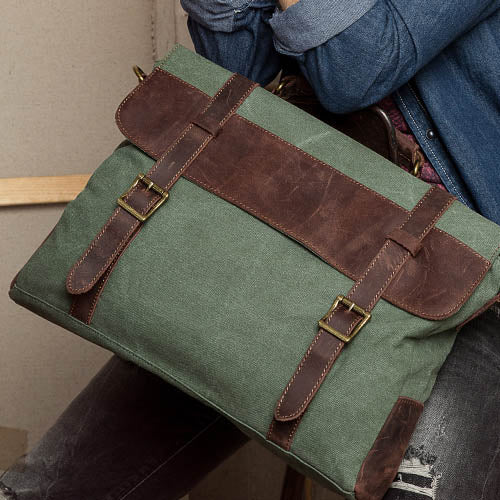 Canvas Laptop Compartment Bag